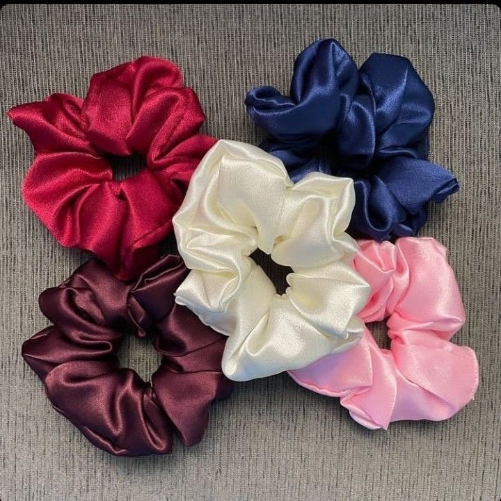 Silk Scrunchie Set